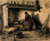 Woman Preparing a Meal - Винсент Ван Гог