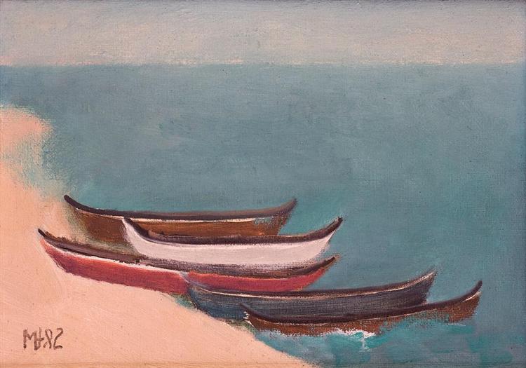 Boats on the Shore, 1982 - Viorel Marginean