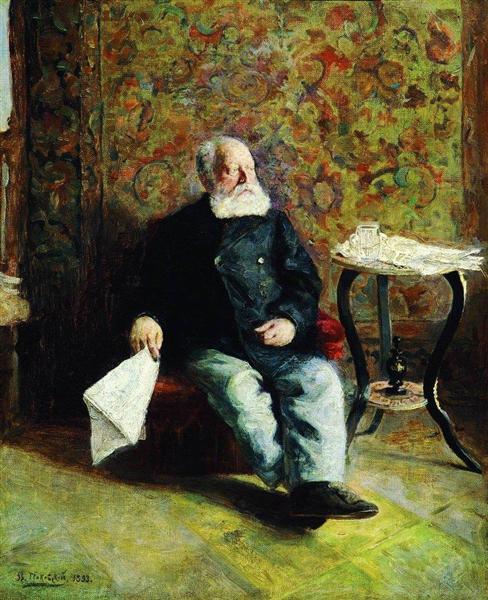 В швейцарской, 1893 - Владимир Маковский