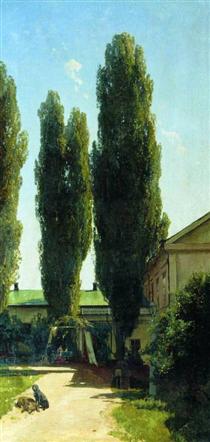 A hot afternoon in the southern estate - Volodymyr Orlovsky