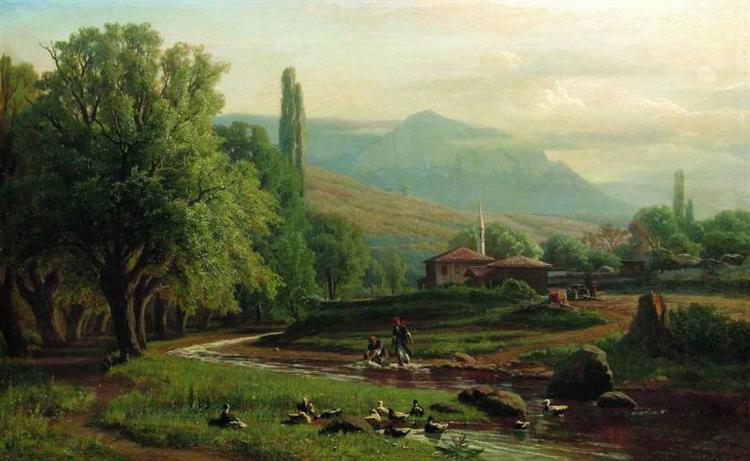 Crimean summer landscape - Владимир Орловский