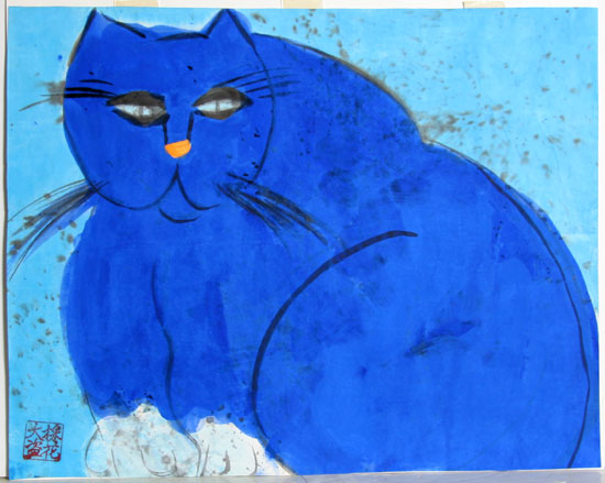 Blue Cat, 1981 - 丁雄泉