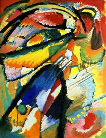 An angel of the Last Judgement - Wassily Kandinsky