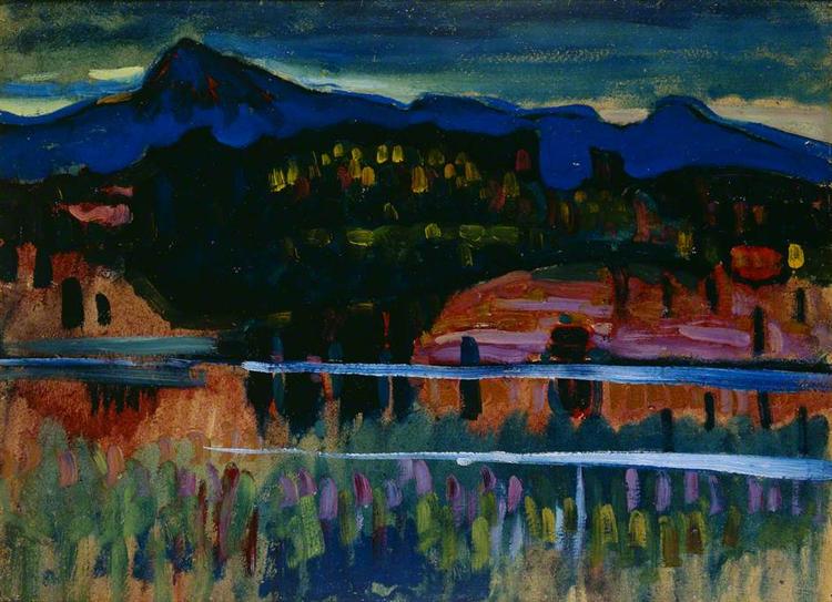 Murnau am Staffelsee, 1908 - Wassily Kandinsky