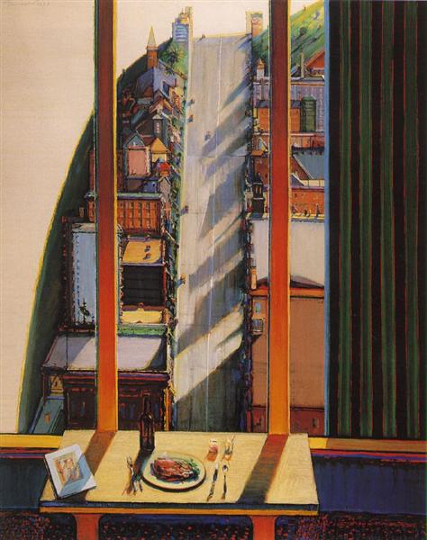 Apartment View, 1993 - Wayne Thiebaud