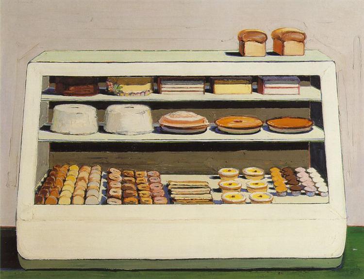 Bakery Counter, 1962 - Wayne Thiebaud