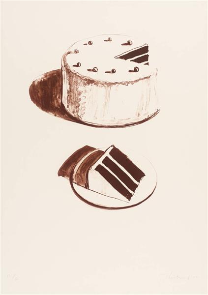 Chocolate Cake, 1971 - Wayne Thiebaud