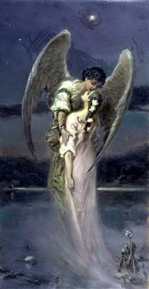 Дівчина з ангелом - Вільгельм Котарбінський