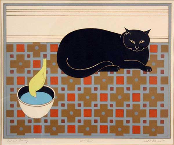 Cat and Canary - Will Barnet