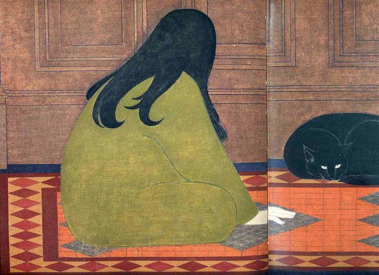 Dialogue in Green, 1970 - Will Barnet