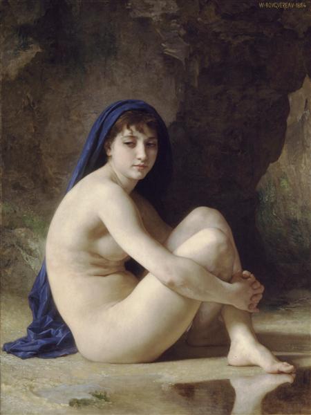 Seated Nude, 1884 - William Bouguereau