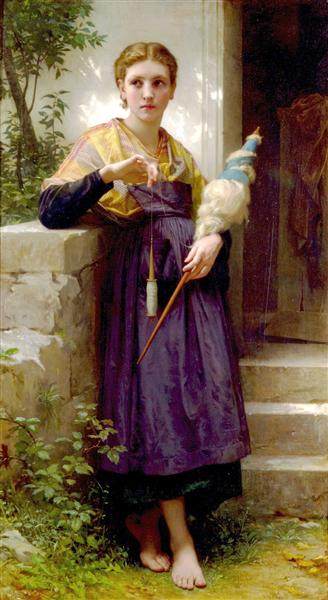 The Spinner, 1873 - William-Adolphe Bouguereau