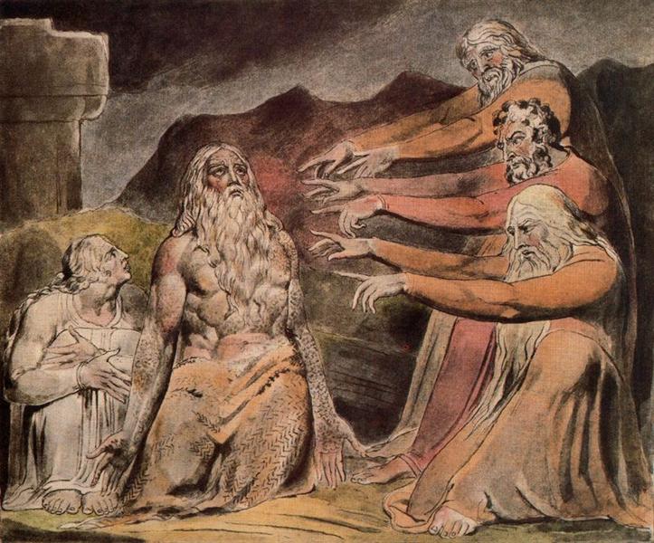 Illustration to Book of Job - William Blake