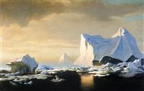 Icebergs in the Arctic - Вільям Бредфорд