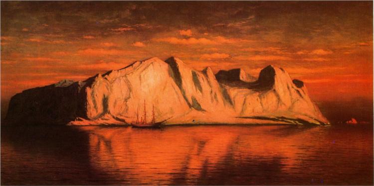 Muir Glacier, 1890 - Вільям Бредфорд