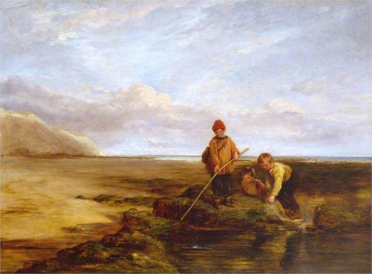 Prawn Fishing, 1828 - Уильям Коллинз