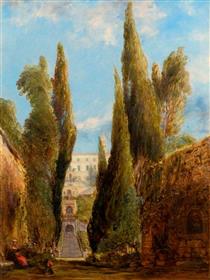 The Villa d'Este, Tivoli - William Collins