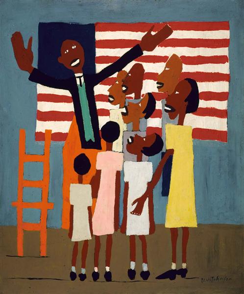 Lift Up Thy Voice and Sing, 1944 - William H. Johnson