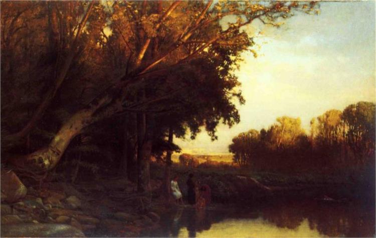 Bathing, 1860 - Вільям Харт