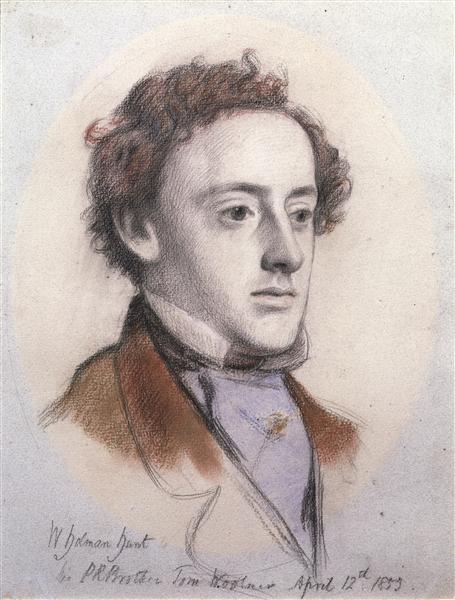 Portrait of John Everett Millais, 1853 - Вільям Голман Хант