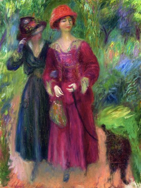 A Stroll in the Park, c.1915 - William James Glackens