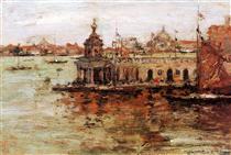 Venice - View of the Navy Arsenal - William Merritt Chase