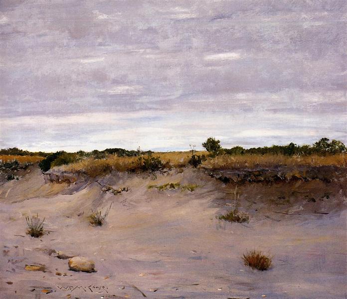 Wind Swept Sands, Shinnecock, Long Island, 1894 - William Merritt Chase