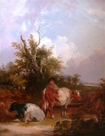 The Cowherd - William Shayer