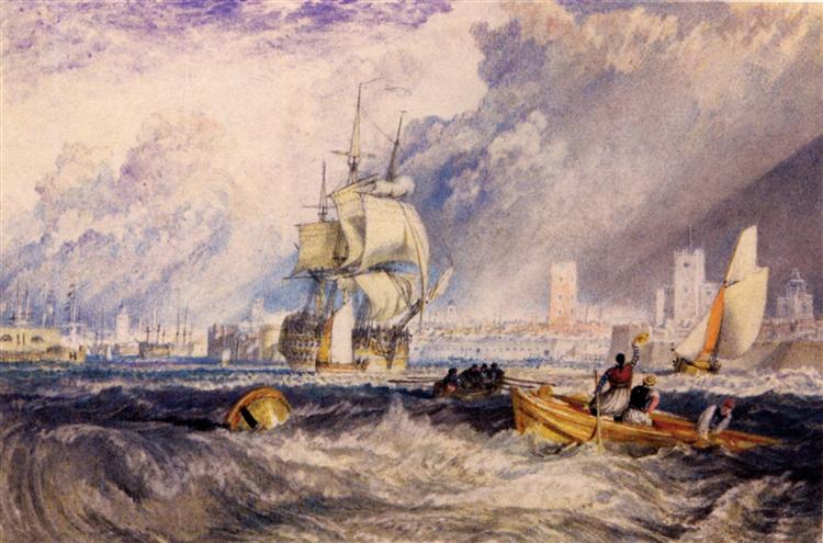 Portsmouth, 1824 - 1825 - J.M.W. Turner