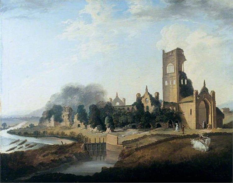 Kirkstall Abbey, Leeds, 1793 - Вільям Вільямс