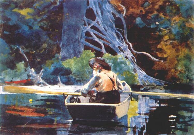 The Adirondack Guide, 1894 - Winslow Homer