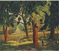 Cork Trees Near Mimizan - Winston Churchill