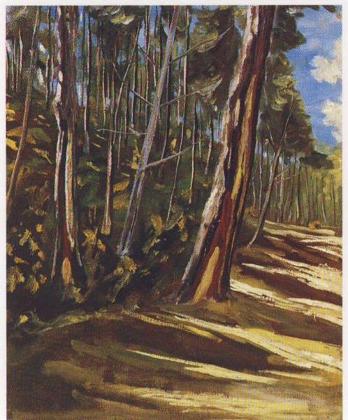 Trees at Mimizan - Winston Churchill