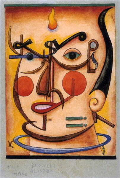 Muy Mago (portrait of Aleister Crowley), 1961 - Xul Solar