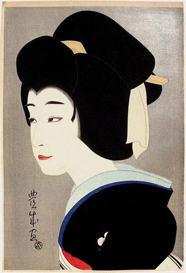 Sawamura Sonosuke I as Umegawa, 1922 - Yamamura Toyonari