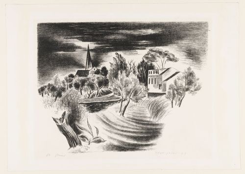 New England Landscape I, 1927 - Yasuo Kuniyoshi