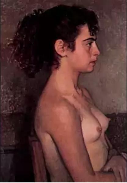 Portrait of a girl - Yannis Moralis